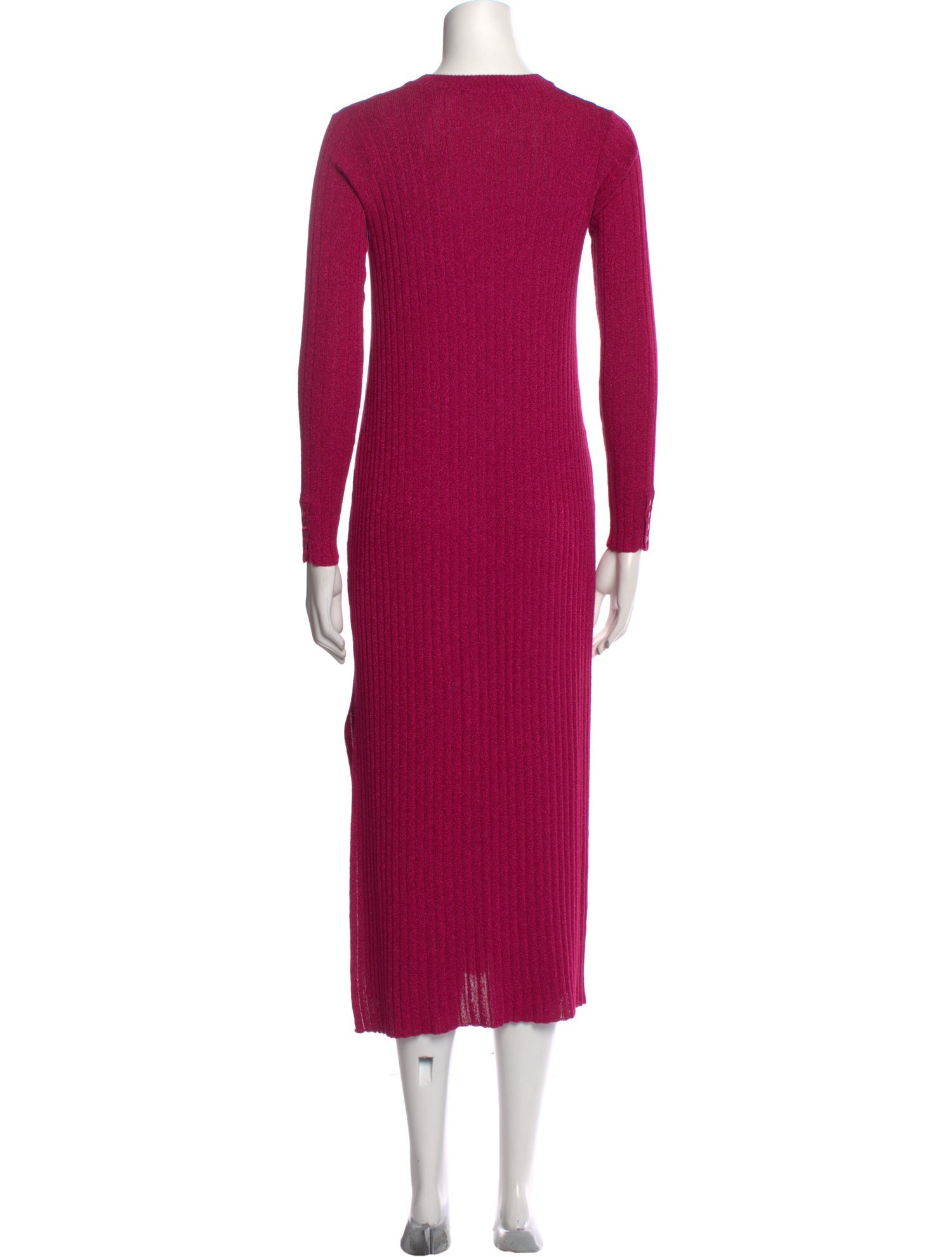 Sézane Crew Neck Midi Length Dress